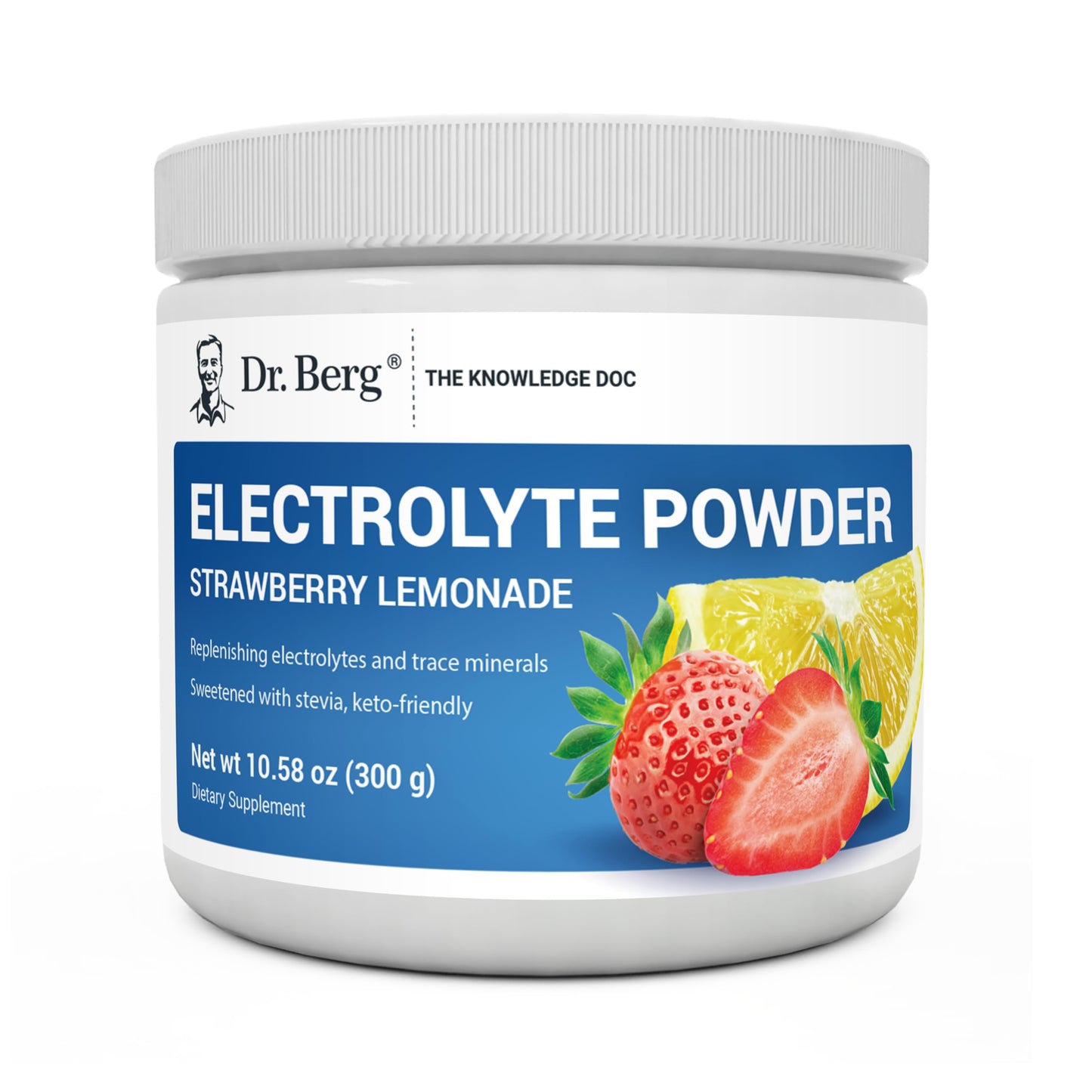 Dr. Berg Hydration Keto Electrolyte Powder - Enhanced w/ 1,000mg of Potassium Dr. Berg NutritionalsUS supplements