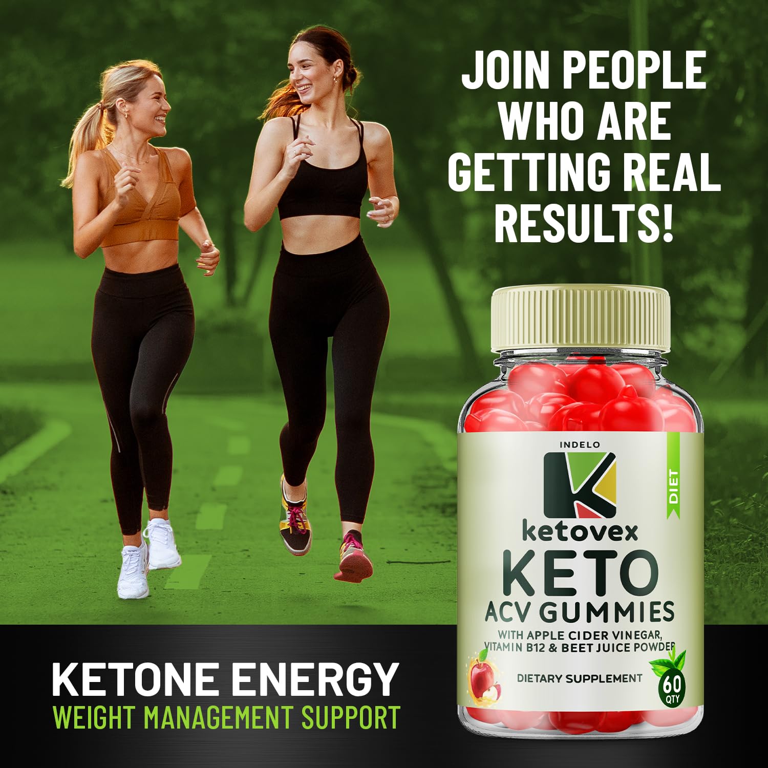 (3 Pack) Ketovex Keto BHB Gummies Advanced Formula, Ketovex BHB ACV Gummies IndeloUS supplements