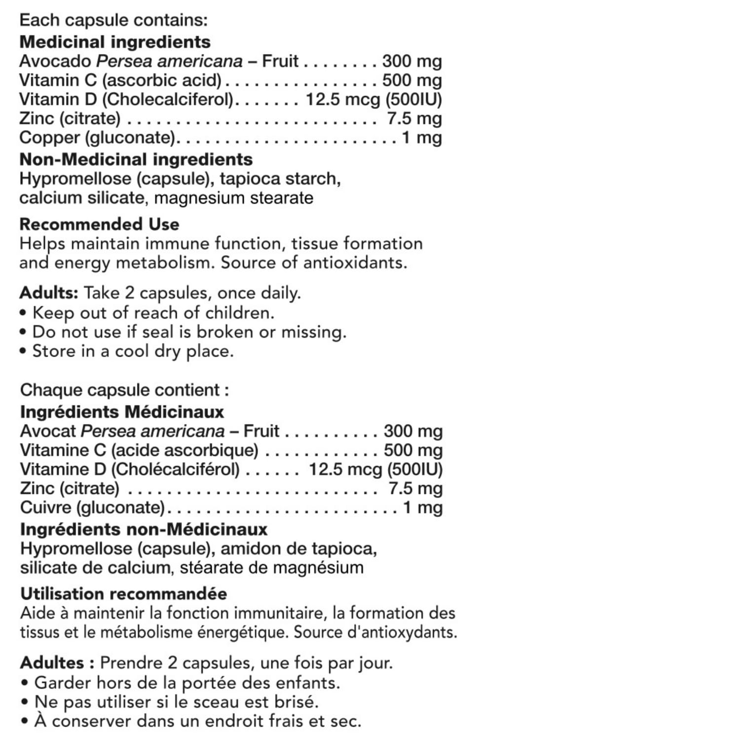 Metavo Immune Health - Natural Immune Support Supplement, Essential Zinc Supplements for Men & Women Enriched with Vitamin C, D & Copper, 60 Vegan Capsules, 30 Servings MetavoAu supplements