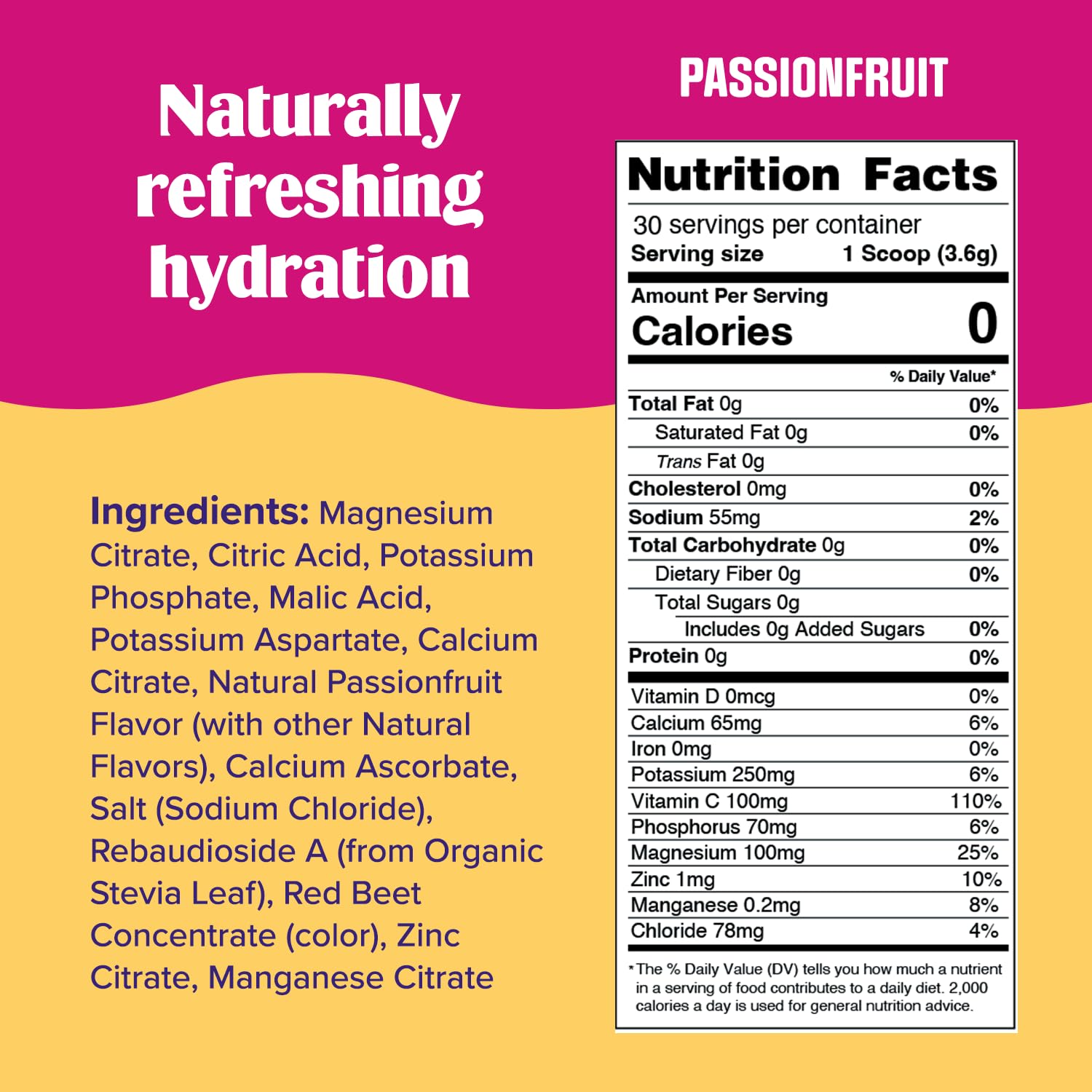Ultima Replenisher Daily Electrolyte Drink Mix – Passionfruit, 30 Servings – Hydration Ultima ReplenisherAu supplements