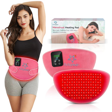 Red Light Therapy Belt Pad: Near Infrared Lamp Pain Relief 156 LEDs Wrap Body Heating Pads AstarexinAu supplements