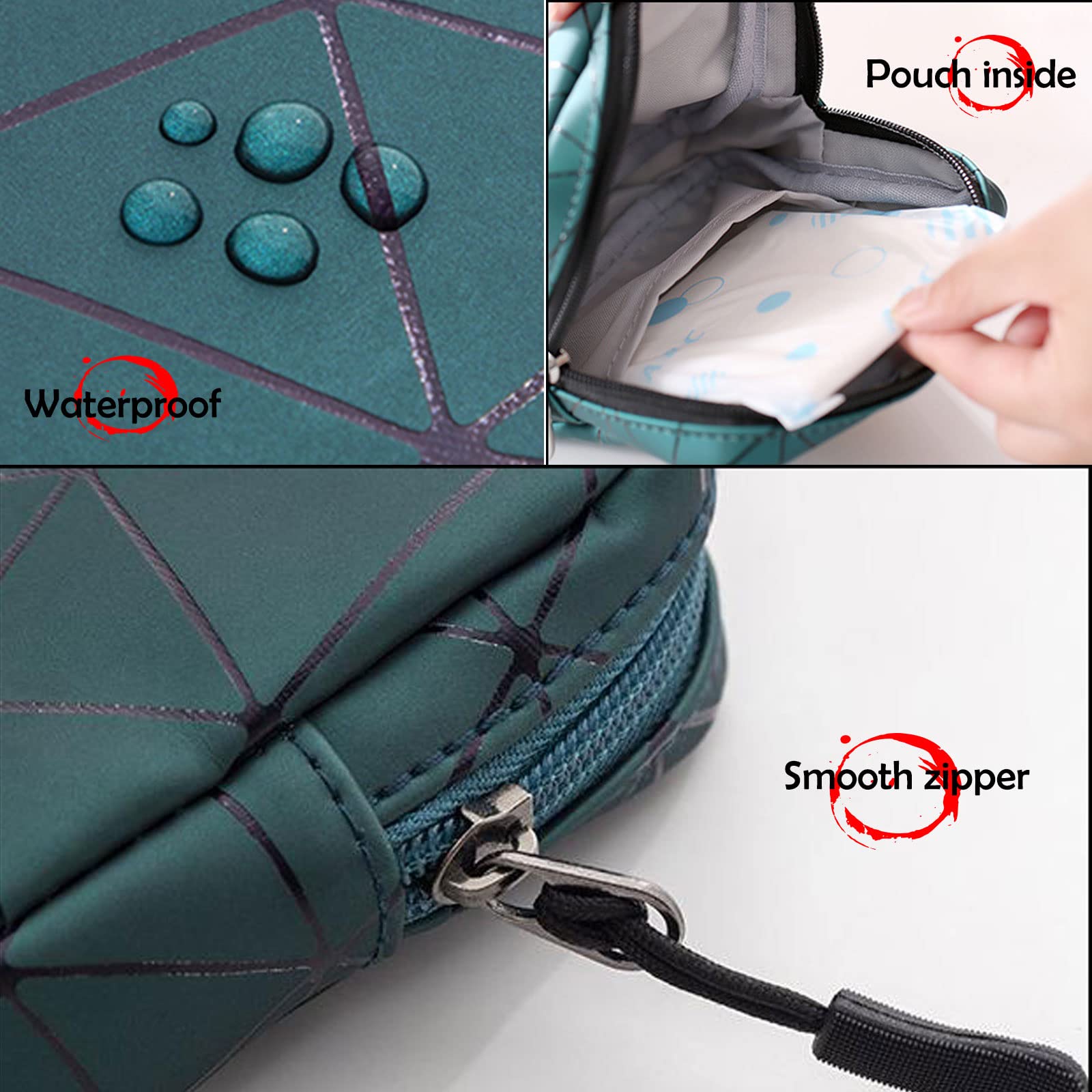 CCLEOOCOO Sanitary Napkin Storage Bag,Leather Waterproof Feminine First Period Bag with Zipper CCLEOOCOOAu supplements