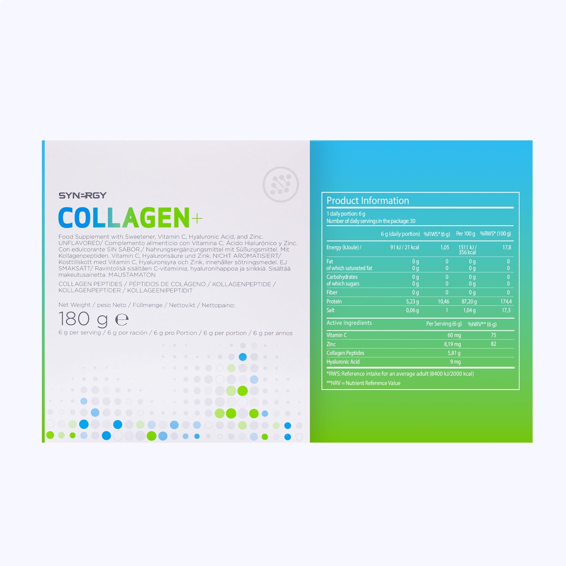 Synergy Worldwide Collagen+ 30 doses | 5810mg Collagen with Vitamin C, Hyaluronic Acid and Zinc Synergy WorldwideAu supplements