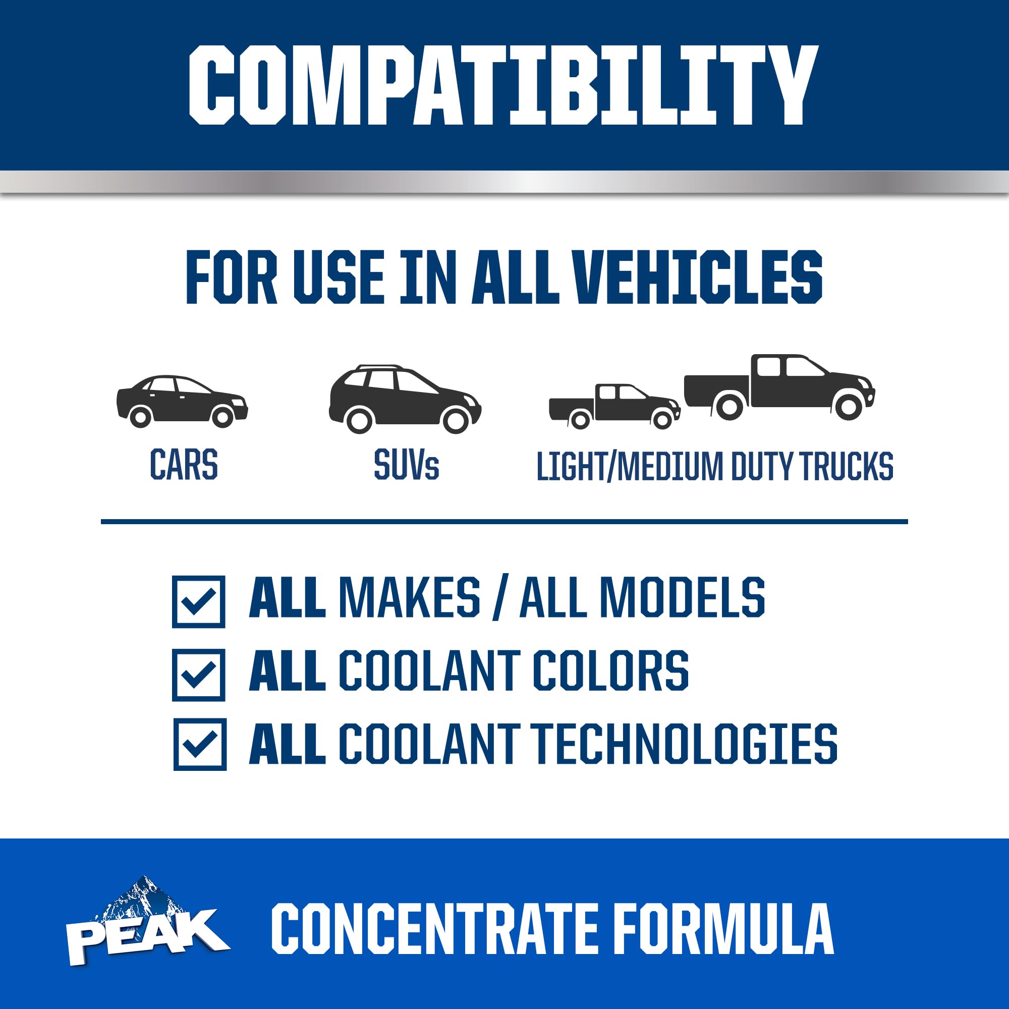 PEAK Titanium Concentrate Prediluted Antifreeze and Coolant for All Engine Cooling Systems, Long-Lasting Yellow Engine Coolant/Antifreeze for Lifetime Engine Protection in All Vehicles, 1 Gal. PEAKAu supplements