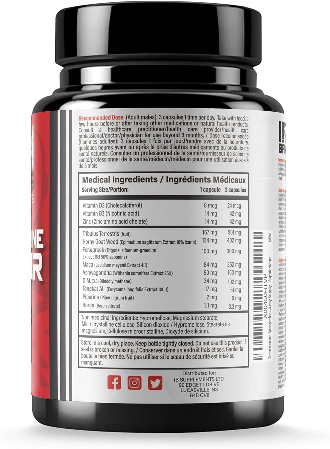 Iron Brothers Men’s Testosterone Support Supplement – Tribulus, Tongkat Ali, Ashwagandha & DIM – Daily Performance & Vitality Formula – with Fenugreek & Zinc – 30 Day Cycle – 90 Capsules Iron Brothers SupplementsAu supplements