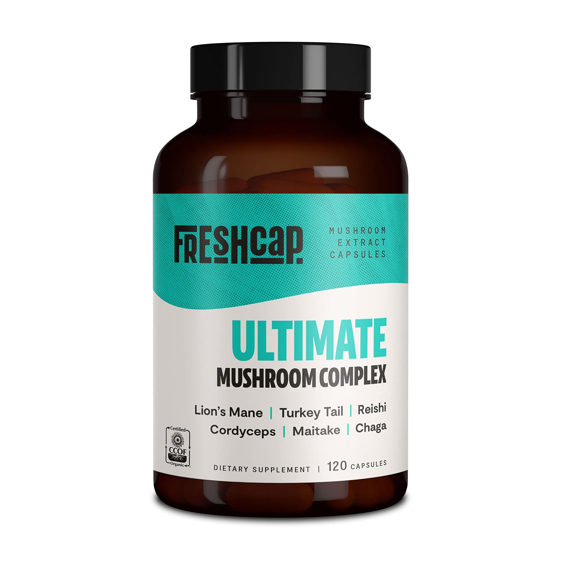 FreshCap Ultimate Mushroom Complex - Lions Mane, Reishi, Cordyceps, Chaga, Turkey Tail FreshCap MushroomsAu supplements