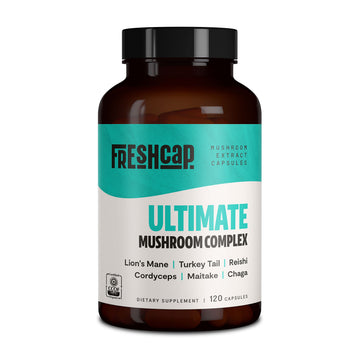 FreshCap Ultimate Mushroom Complex - Lions Mane, Reishi, Cordyceps, Chaga, Turkey Tail FreshCap MushroomsAu supplements