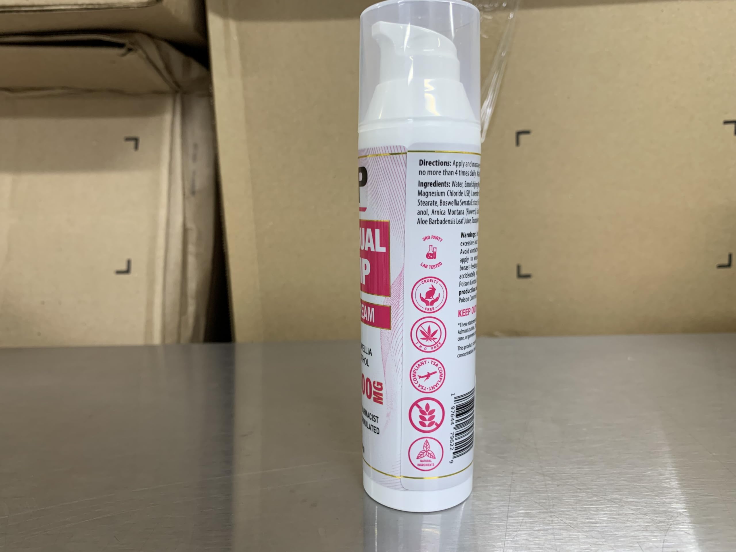 HMP BRANDS Menstrual Cramp Hemp Cream 2000MG with Menthol, Easy to Use, Natural Formula Made in USA 2.1oz HMP BRANDSAu supplements
