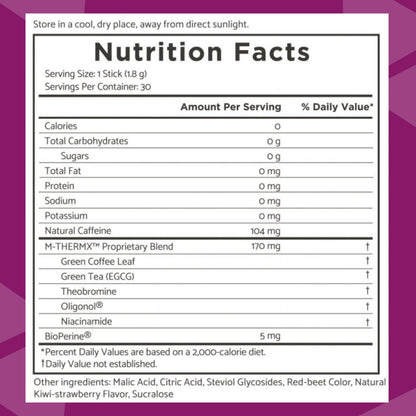 TRIM Stik, Appetite Control, Delicious Kiwi Strawberry beverage, low-calorie, 30 ct YoungevityUS supplements