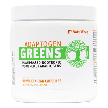 SaltWrap Adaptogen Greens - Mind-Body Resilience Formula - Caffeine-Free Nootropic for Stress, Focus, and Cognitive Performance - 90 Capsules SaltWrapAu supplements