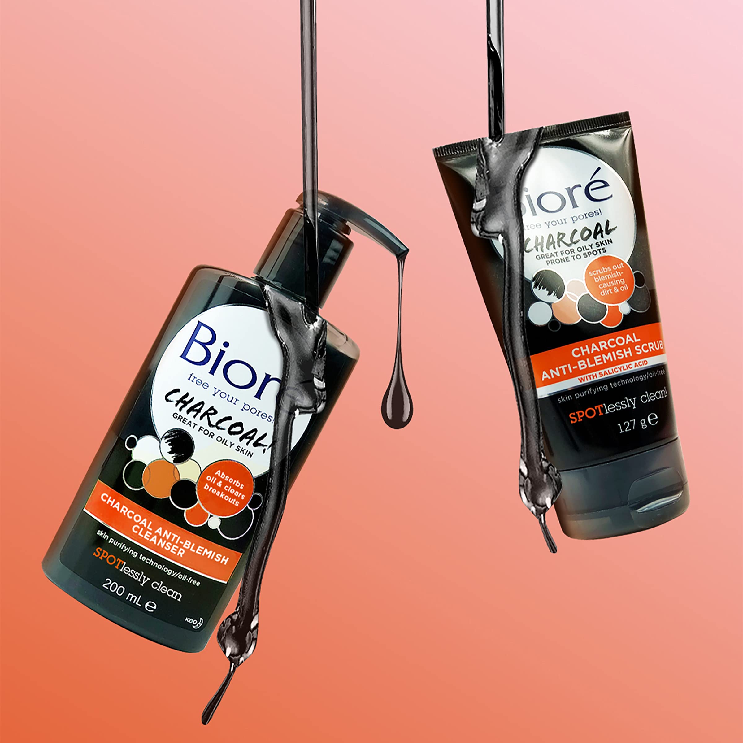 Bioré Charcoal Acne Face Scrub, with 1% Salicylic Acid and Natural Charcoal, Helps Prevent BioreAu supplements