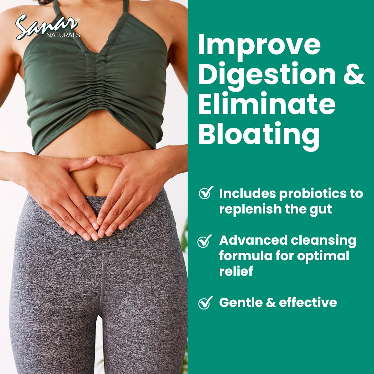 Sanar Naturals Colon Cleanser - Herbal Blend with Probiotics and Fibers - Digestive Health Sanar NaturalsAu supplements
