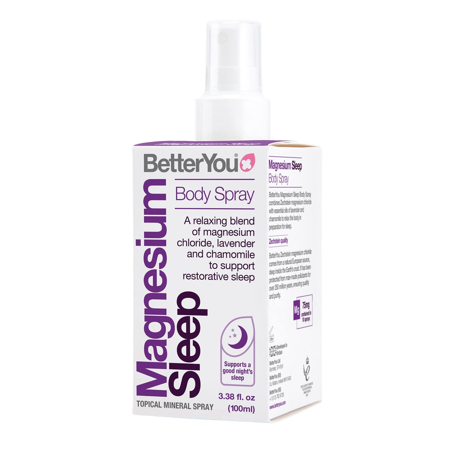 BetterYou Magnesium Sleep Body Spray, Made with Zechstein Magnesium Chloride BetterYouUS supplements
