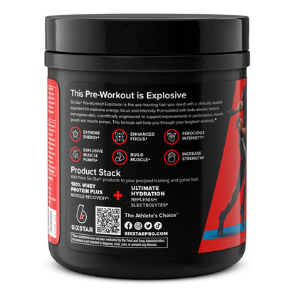 Six Star Pre Workout PreWorkout Explosion | Pre Workout Powder for Men & Women Six StarUS supplements