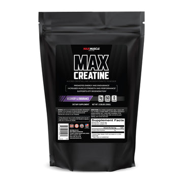 Max Muscle Ultra Pure Creatine Monohydrate Powder 5000 mg (5 Grams) | 3rd Party Purity Tested | 100% Micronized and Unflavored for Maximum Absorption | Keto Friendly | 8.8 Ounces | 50 Servings Max MuscleAu supplements