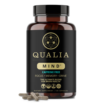 Qualia Mind (Caffeine Free) | The Ultimate Blend for Brain Health* | Doctor-Formulated Nootropic to Fuel Focus & Concentration* | Supports Long Term Brain Health| Maintain Drive & Productivity QUALIA LIFE SCIENCESAu supplements
