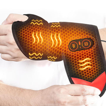 ZMHWANY Rechargeable Cordless Wrist Massager with Heat and Compression, 3000mAh Battery for Arthritis Carpal Tunnel Pain Relief, Wireless Heating Pad Ideal for Seniors ZMHWANYAu supplements