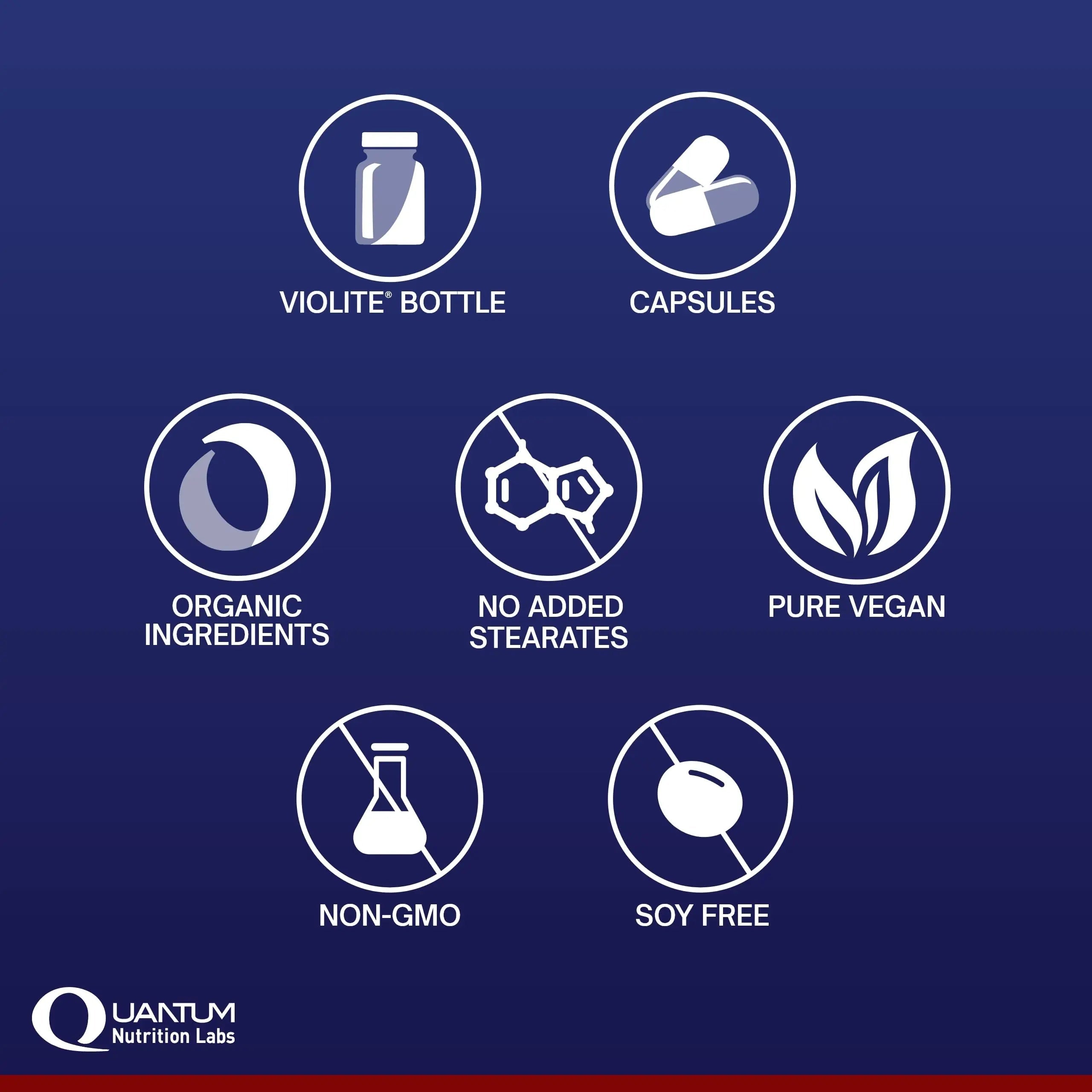 QNL Quantum Plant Multi-Vitamin - Complete Multivitamin - Immune Support for Adults - Natural Multivitamin for Men & Women Quantum NutritionAu supplements
