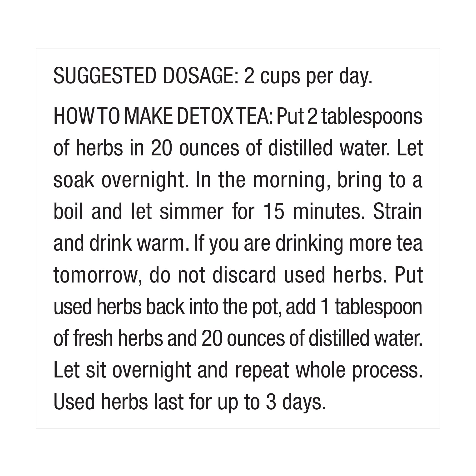 Dr. Schulze’s | Detox Tea | All Purpose Herbal Tonic | Powerful Digestive Stimulant | Dietary Supplement | Ultimate Liver Cleanse | Helps Eliminate Gas & Indigestion | Release Toxins | 6 Oz. Pack Dr. Schulze'sAu supplements