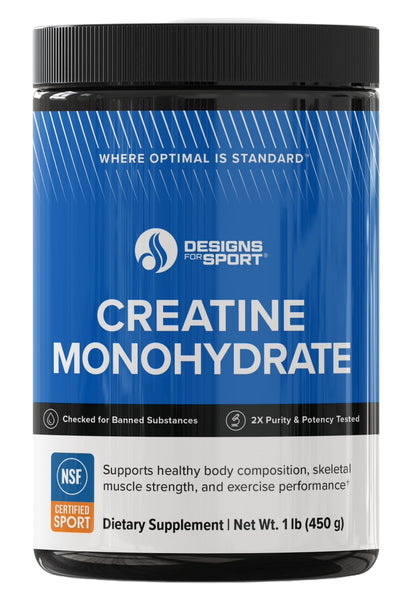 Designs for Sport Creatine Monohydrate Powder - NSF Certified for Sport Creatine Designs for SportUS supplements