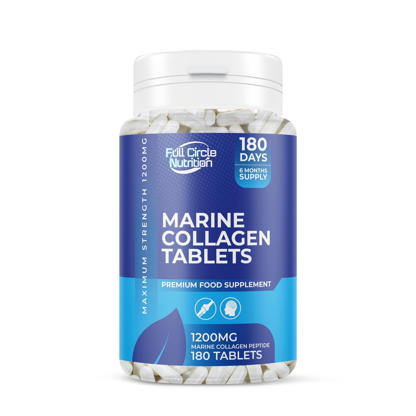 Marine Collagen Tablets 1200MG - 2400MG - 180 Days Supply GenericUS supplements
