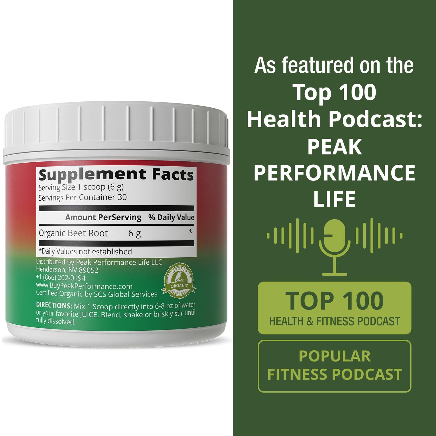 Organic Beet Root Powder - Ultra High Purity Super Food Beets Juice Powder. 100% Pure Nitric Oxide Boosting Beetroot Supplement. Keto, Paleo, Vegan Reds Superfood Rich in Polyphenols Peak PerformanceUS supplements