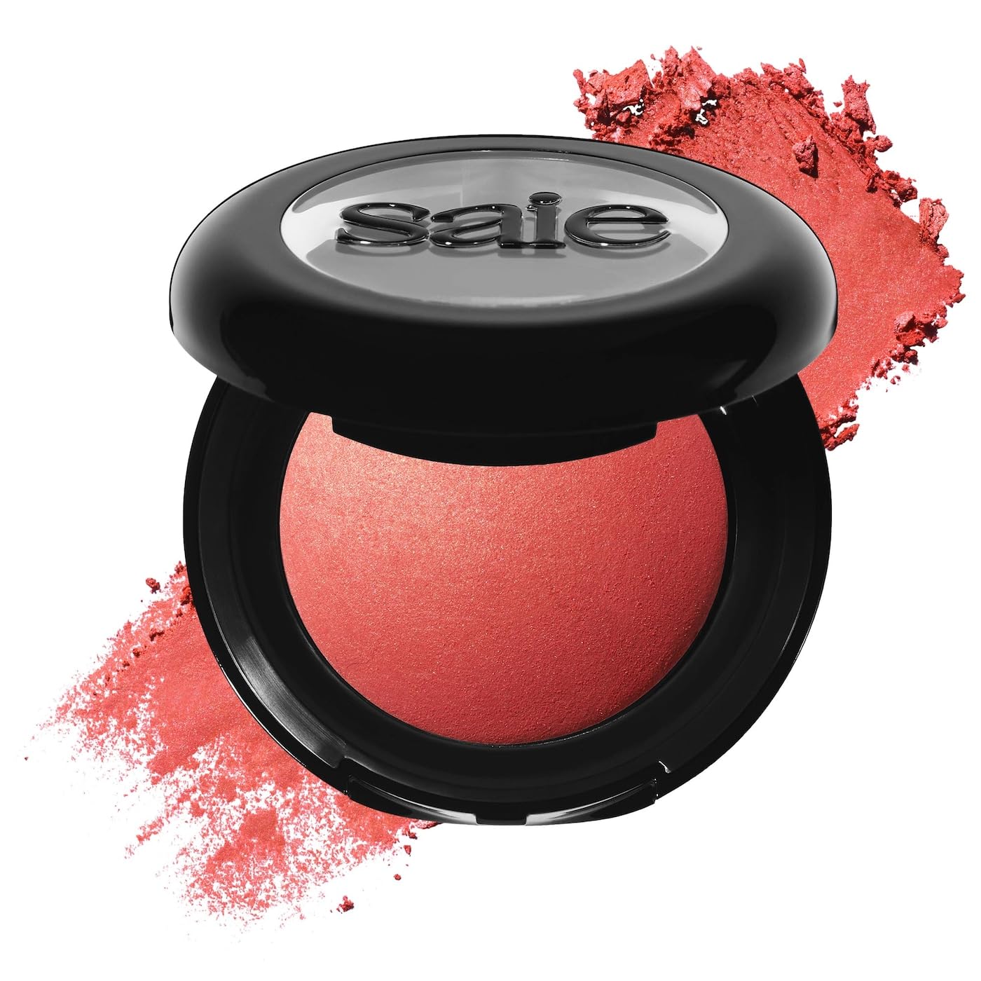 Saie Blush & Brush Duo - SuperSuede Baked Blush in Stella (.01 oz) & Powder Blush Brush - Talc-Free, Moisturizing Blush with Vegan, Fluffy Brush for Seamless Application SaieAu supplements