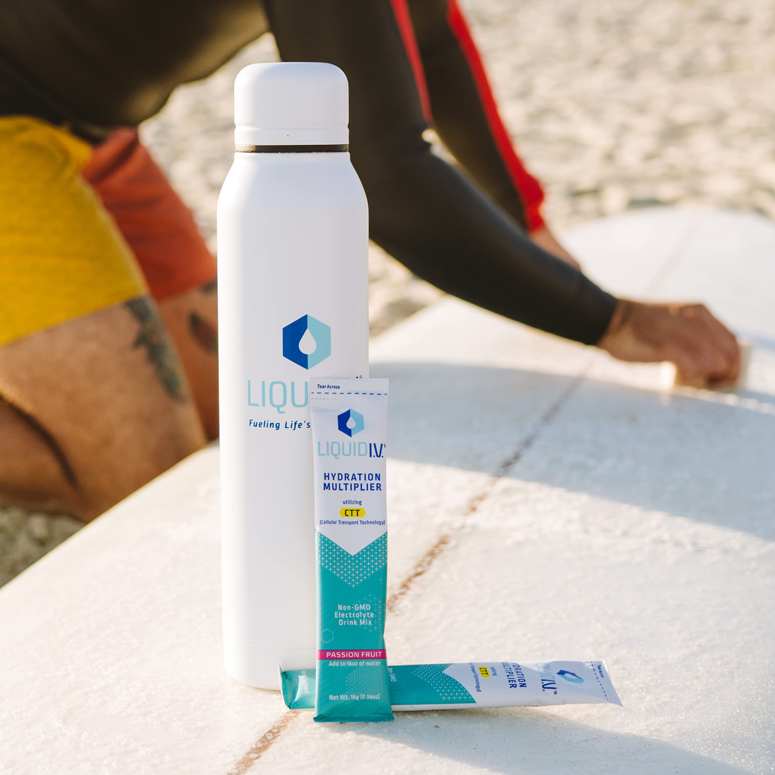 Liquid I.V. Hydration Multiplier - Passion Fruit - Hydration Powder Packets | Electrolyte Liquid I.V.Au supplements