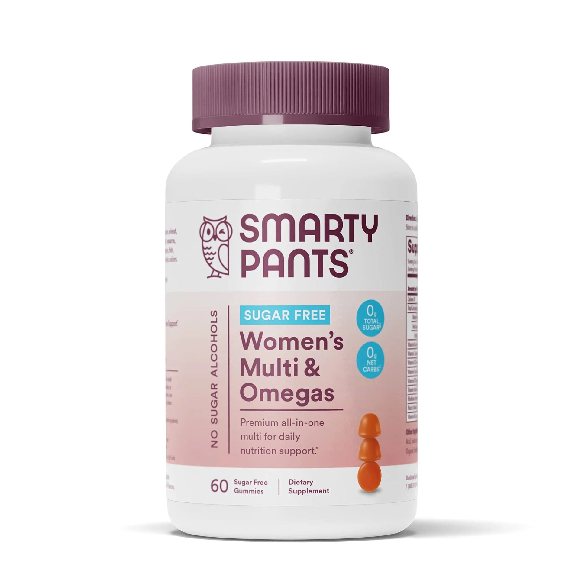 SmartyPants Women's Multivitamin Gummies, Sugar Free: Biotin, Methylfolate, Omega 3 (ALA), Vitamin D & Teen Guy Multivitamin Gummies: Omega 3 Fish Oil (EPA/DHA), Vitamin D3, C, Vitamin B12, B6 SmartyPantsAu supplements