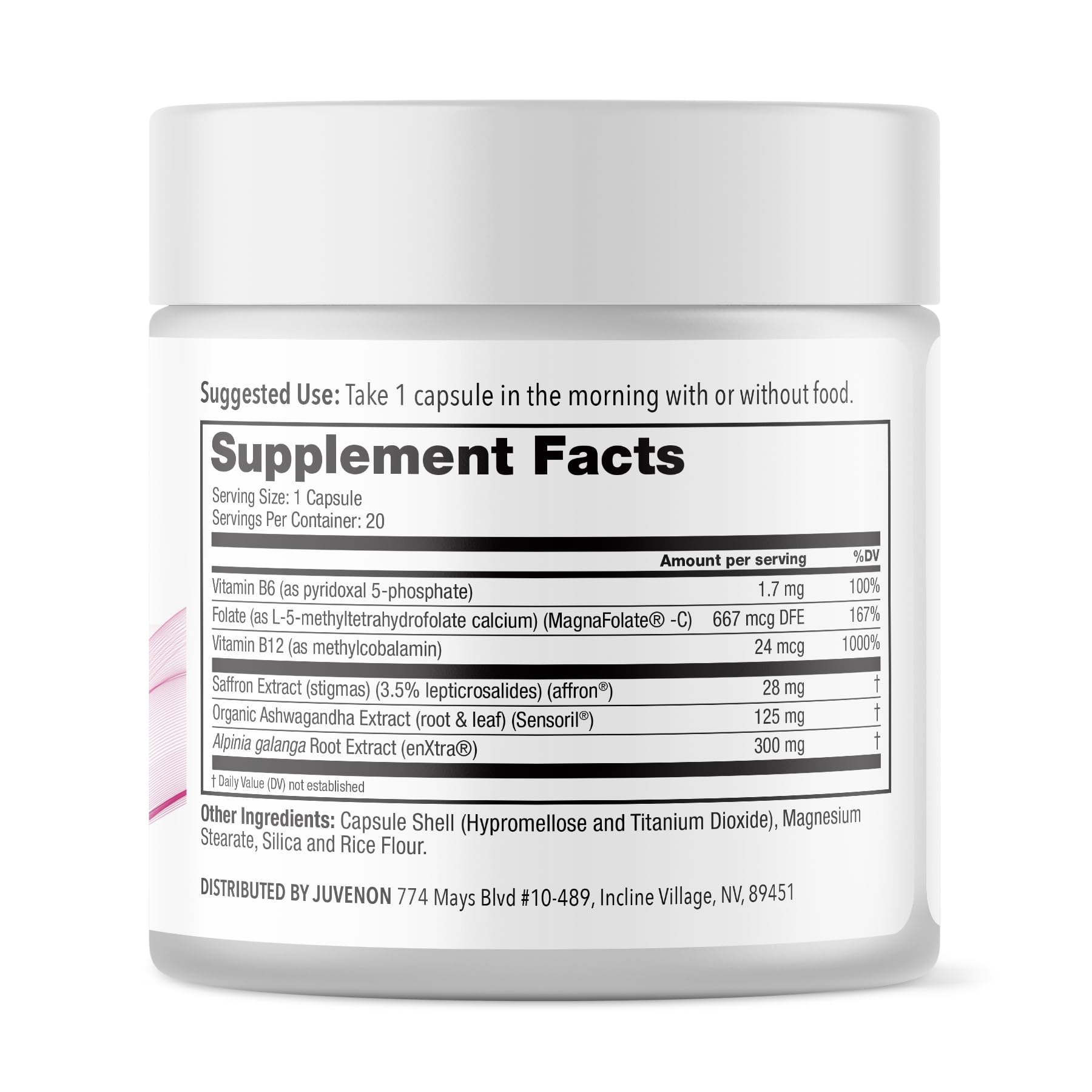 Juvenon Menopause Supplements for Women Mood Support, Hot Flashes Relief, Peri-Menopausal Support, Hormone Balance, Promote Calm, Energy, Clarity, Sleep, Natural Herbal Supplement, (30 Capsules) JuvenonAu supplements