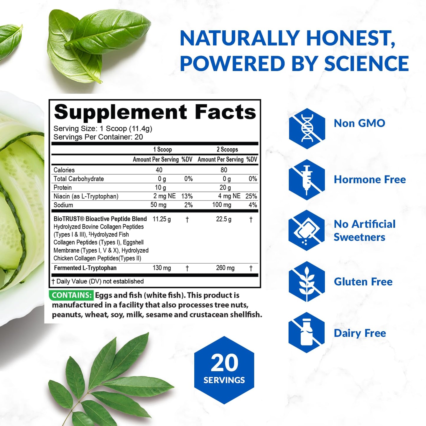 BioTrust Ageless Multi Collagen Peptides Powder - 5 Types (I, II, III, V, X) - Unflavored Collagen Powder for Women & Men - Hydrolyzed Protein BioTrustUS supplements