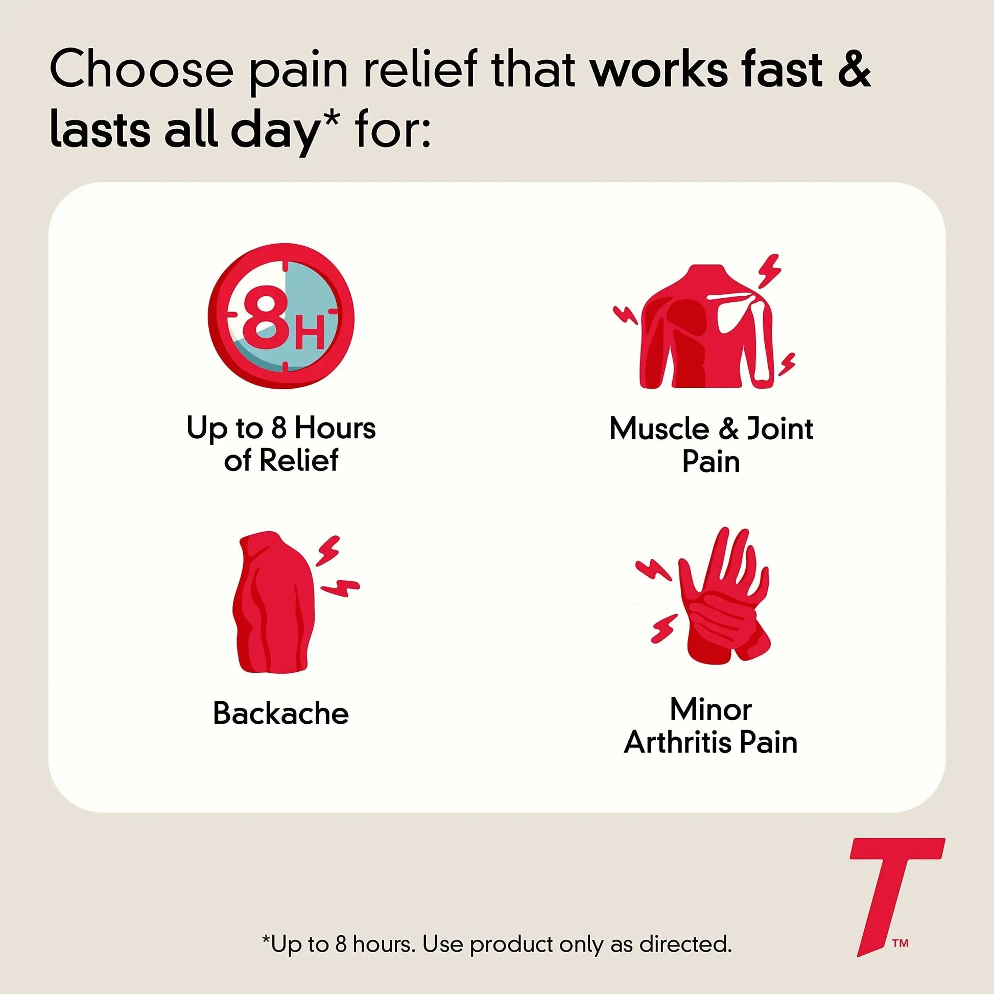 Tylenol 8 Hour Acetaminophen 650 mg Extended Release Caplets, Fast Acting Bi-Layer Design, Quick & Long Lasting Pain Relief for Muscle, Joint, Back & Arthritis Aches, Fever Reducer, 100 Count TylenolAu supplements