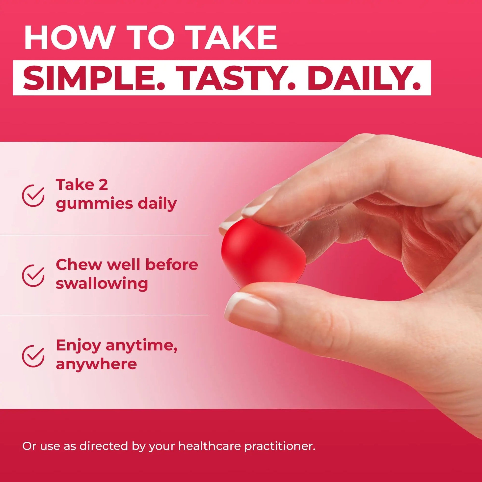 Ollyoo Multivitamin Gummies for Adults | Cherry & Strawberry Flavor | Great Source of Vitamin A & Essential Nutrients | OllyooAu supplements
