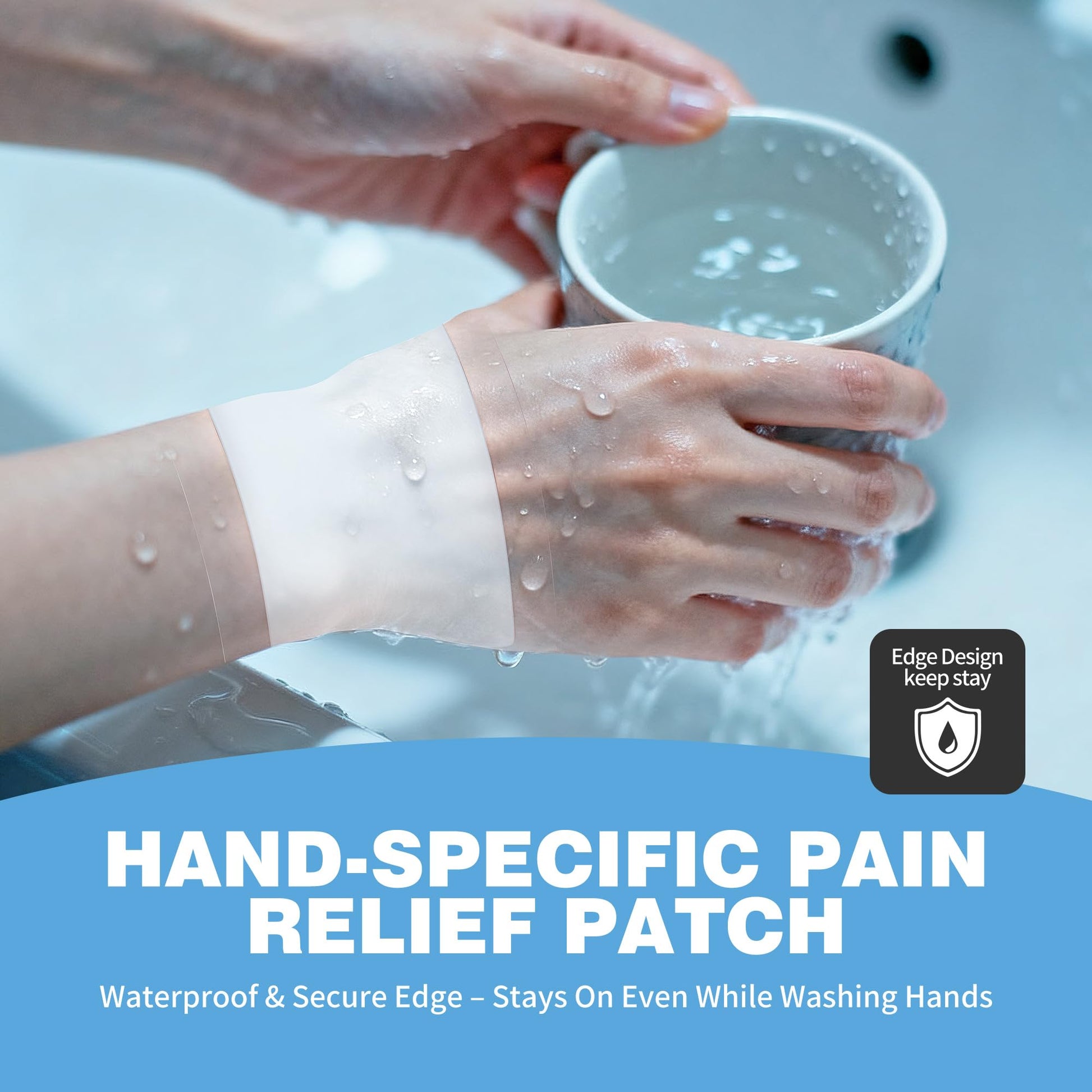 CARELAND Plantar Fasciitis Lidocaine Pain Patches with Hydrogel Technology- Waterproof with Sticky Border, 12 Hour Pain Relief - Contours to Your Foot - 16 Ct CARELANDAu supplements