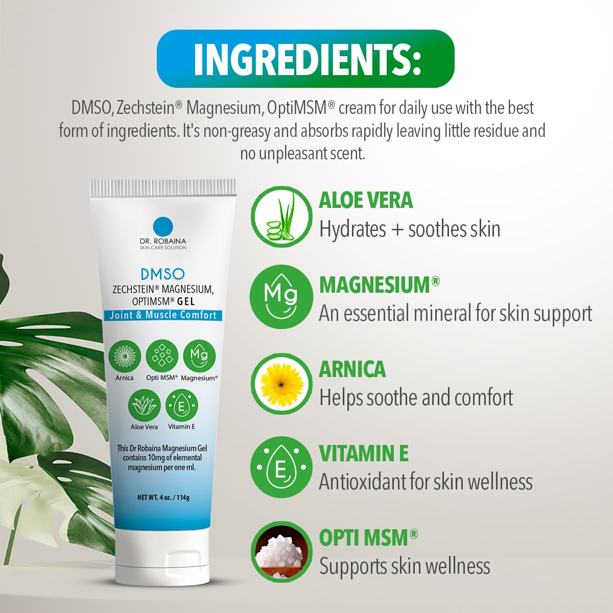 Arnica & DMSO Gel Recovery Bundle – 99.9% Pure Pharmaceutical Grade DMSO & Arnica Roll-On | Lavender Cream & Fast-Absorbing Gel | Hydrating & Non-Greasy | Made in USA Dr. RobainaAu supplements