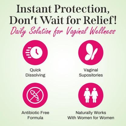 Gynacan Boric Acid Suppositories for Women - pH Balance Vaginal Treatment for Women Odor Prevention, Pure Formula, No-Mess Applicator, Gentle & Effective GynacanUS supplements