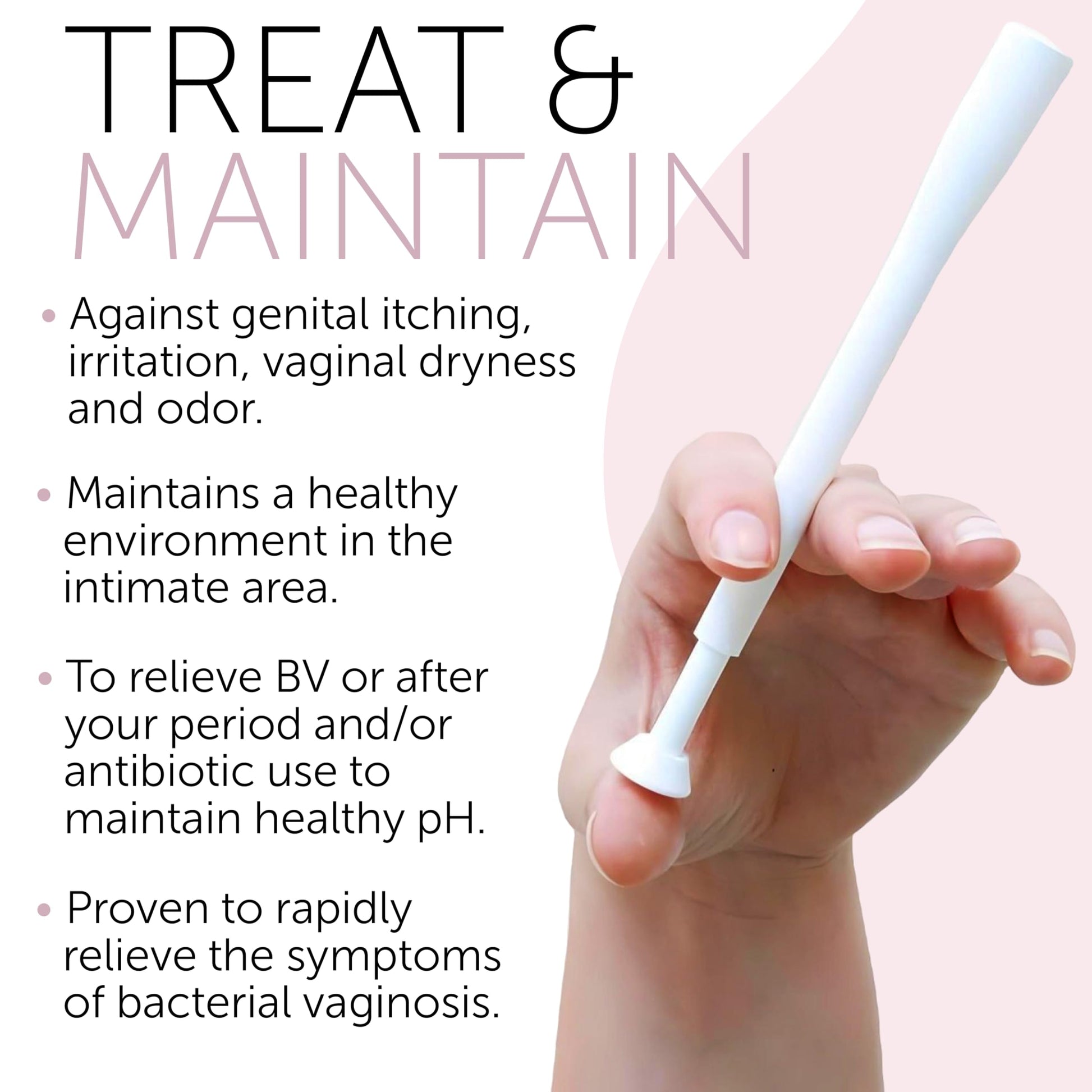 Bacterial Vaginosis Treatment | BV Treatment For Women | Boric Acid Suppositories For Women | Natural Homeopathic for Odor, Itching, Discharge, BV, and Vaginal Microbiota Imbalance | 12 Suppositories Terramed Just Think ComfortUS supplements