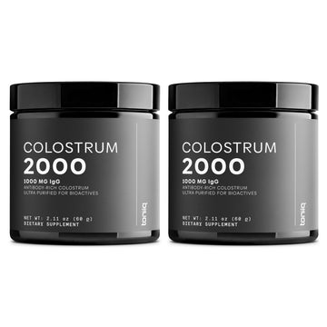 Toniiq Colostrum Powder – Ultra High Potency 50% IgG Concentrate – Farm-to-Jar Traceable French Colostrum – Microfiltered for Purity – Third-Party Lab Verified – 60 Servings ToniiqAu supplements
