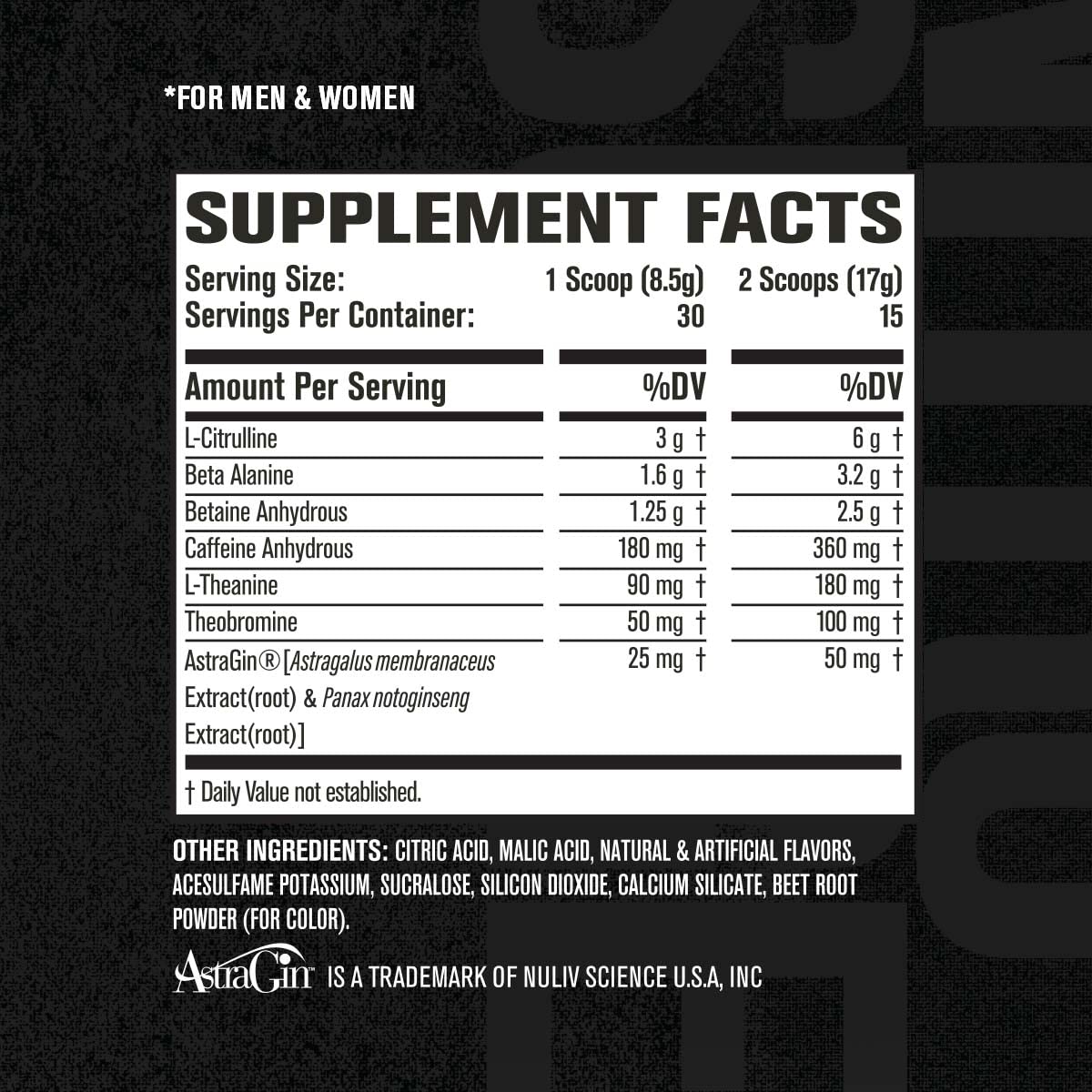 NITROSURGE Pre Workout Supplement - Endless Energy, Instant Strength Gains Jacked FactoryAu supplements