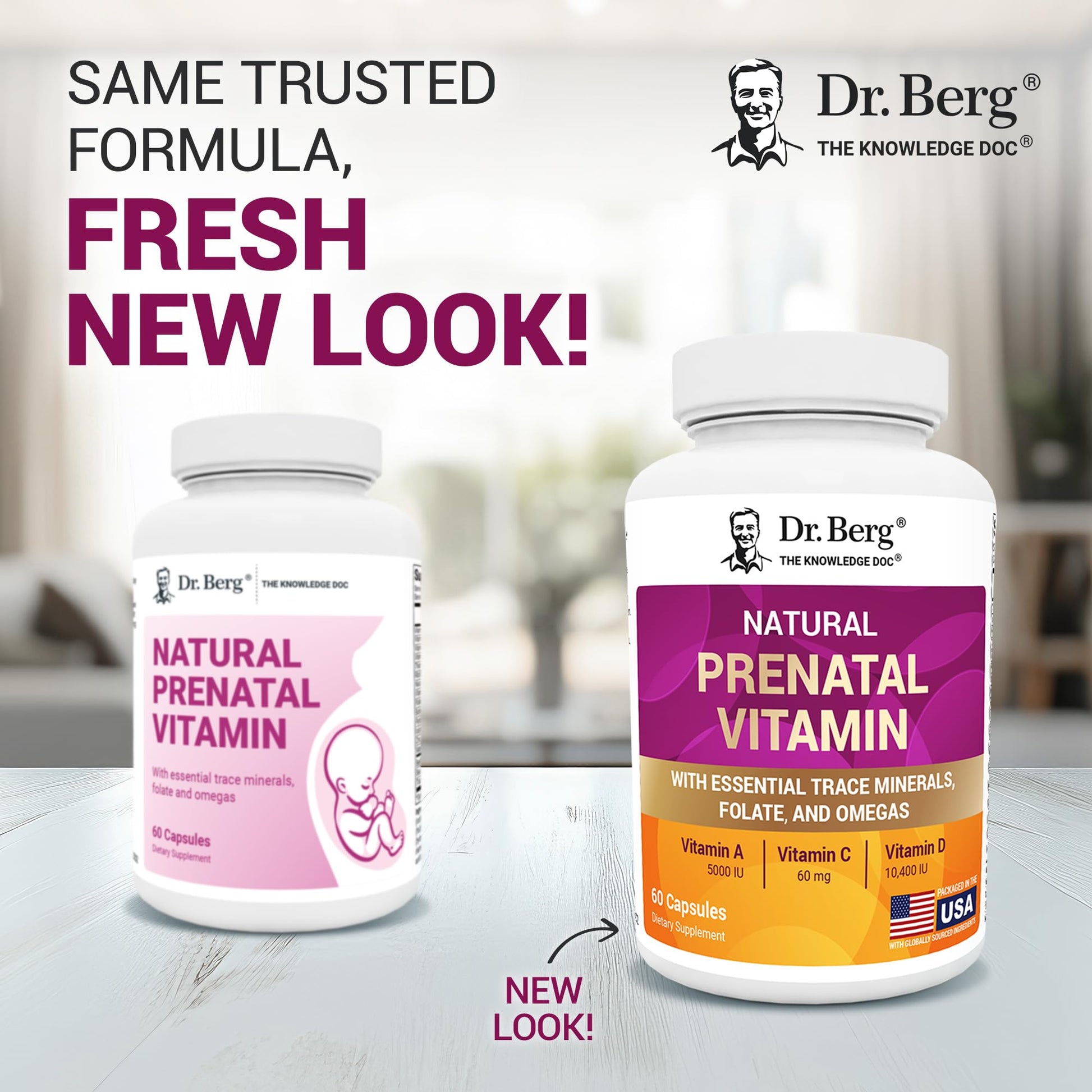 Dr. Berg Natural Prenatal Vitamins for Women (Pregnant & Nursing) - Prenatal Vitamins with Folate, Vitamins, Minerals, Omegas, &11 Powerful Superfoods - Womens Prenatal Multivitamin - 60 Capsules Dr. Berg NutritionalsAu supplements