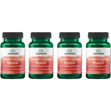 Swanson New Zealand Green Lipped Mussel Oil 30 Sgels (4 Pack) SwansonAu supplements