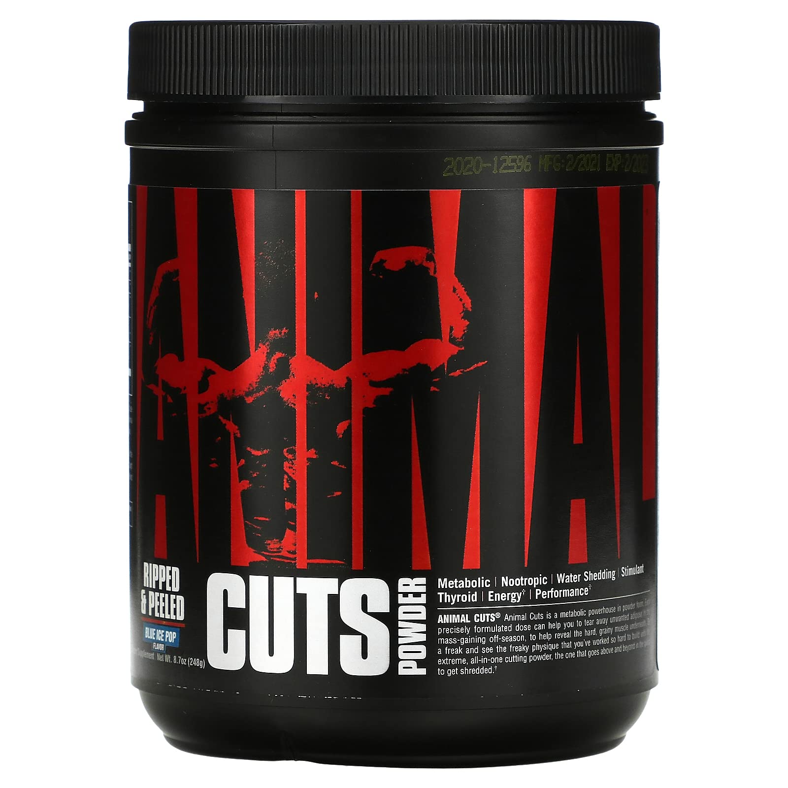 Universal Nutrition Animal Cuts Powder - Metabolic Enhancer, Nootropics, Carnitine AnimalAu supplements