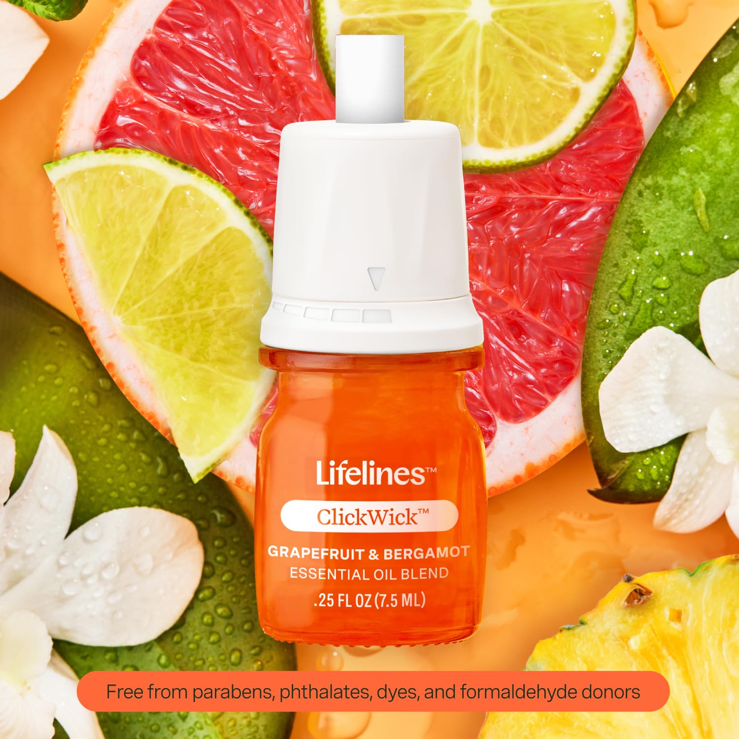 Lifelines ClickWick Essential Oil Blend 2-Pack: in Bloom and Citrus Grove, for Lifelines ClickWick Essential LifelinesAu supplements