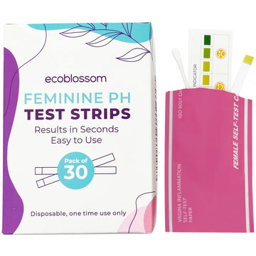 EcoBlossom Vaginal pH Test Strips for Women - Check pH Balance - Monitor Bacterial Vaginosis EcoBlossomAu supplements