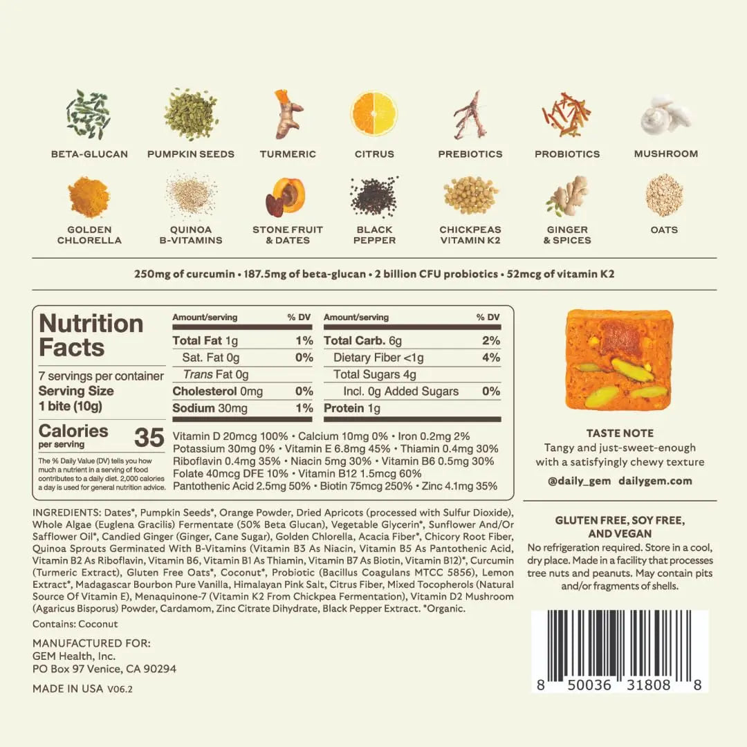 GEM Bite Complete Routine Variety Pack with Daily Multivitamin (14 Bites), Chill-Out Calm (7 Chews) & Deep Sleep Aid (7 Chews) | GEMAu supplements