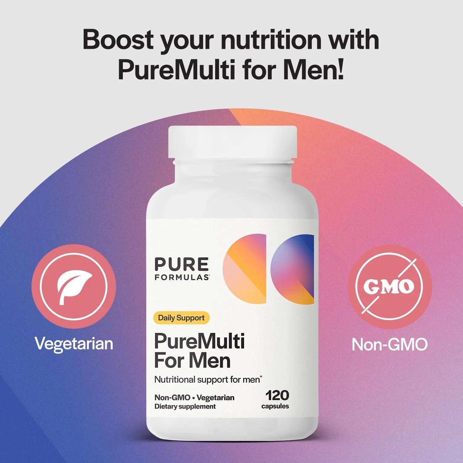 PureFormulas PureMulti for Men - Daily Comprehensive Multivitamin for Men's Health, Vitality, Energy, Focus, & Performance. Mens Vitamins A, C, D, E, & B12 PureFormulasAu supplements