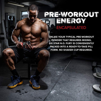 Six Star Nitric Oxide Supplement Nitric Oxide Fury Pre-Workout Pre Workout Nitric Oxide Six StarUS supplements