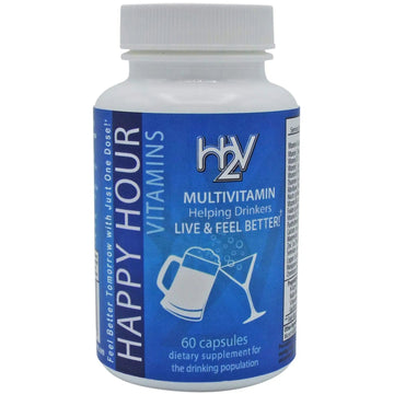 Happy Hour Vitamins Bottle - Multivitamin Formulated for Better Mornings – Live & Feel Better with Milk Thistle, Prickly Pear Cactus Happy Hour VitaminsAu supplements