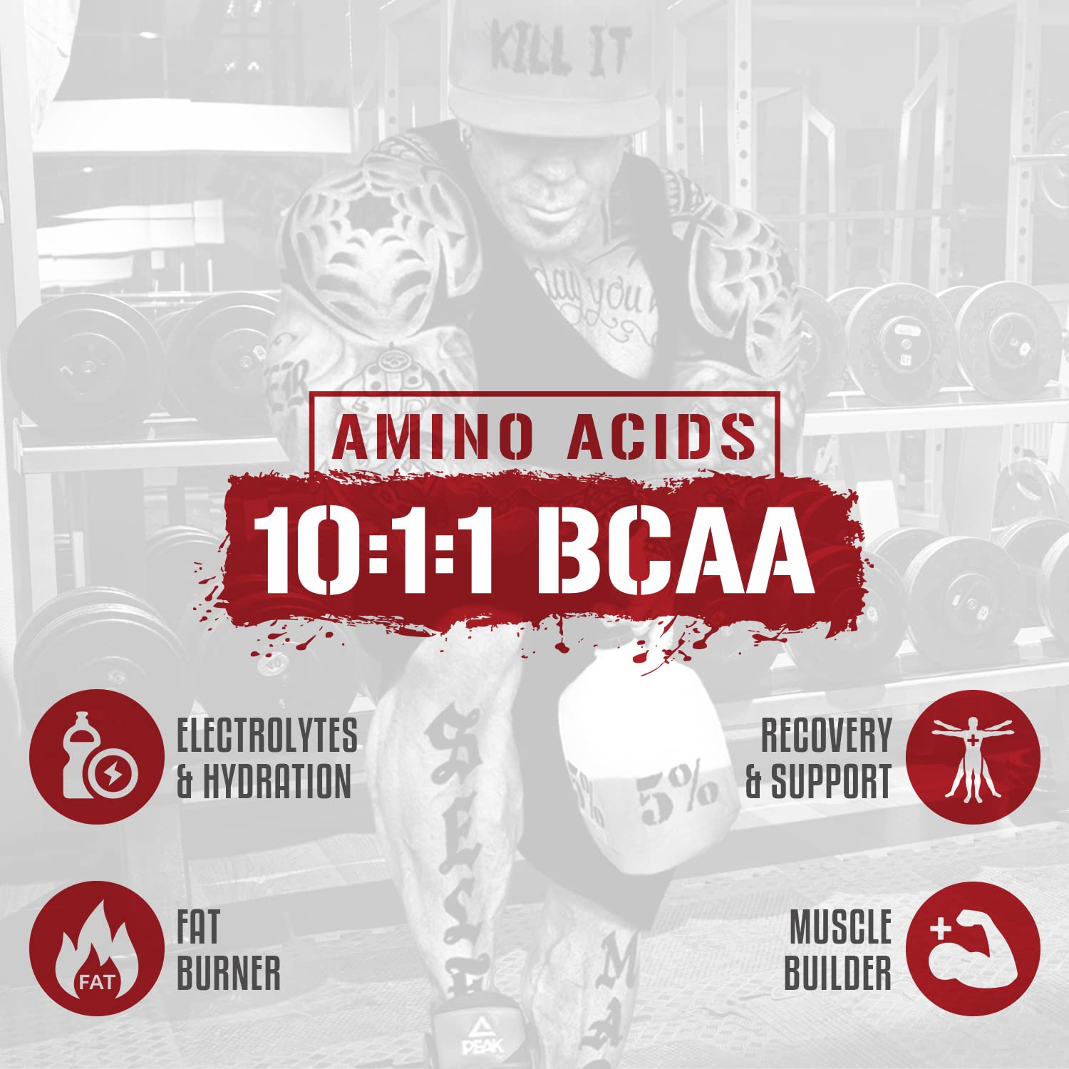 5% Nutrition Rich Piana AllDayYou Shred BCAA Powder | Amino Acid Supplement 5% NutritionAu supplements