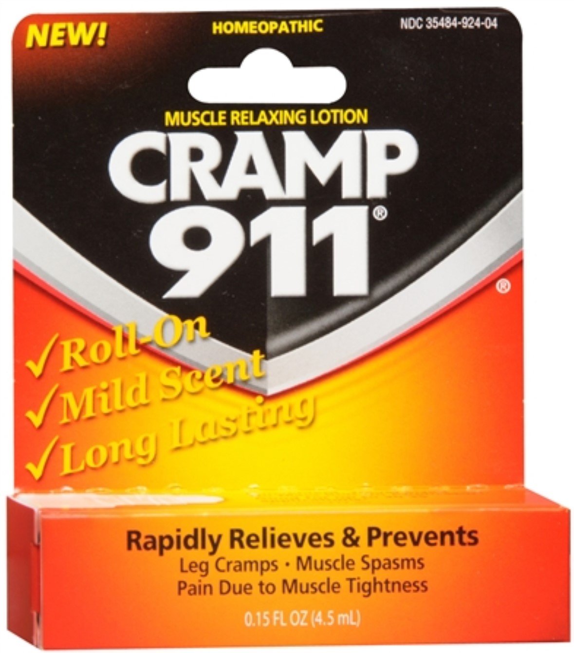 Cramp 911 Muscle Relaxing Roll-On Lotion 4.50 mL (Pack of 6) Cramp911Au supplements